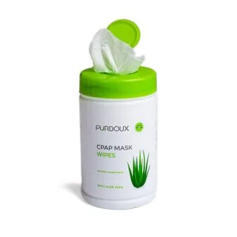 Toallitas para mascarillas CPAP con Aloe Vera (sin perfume)