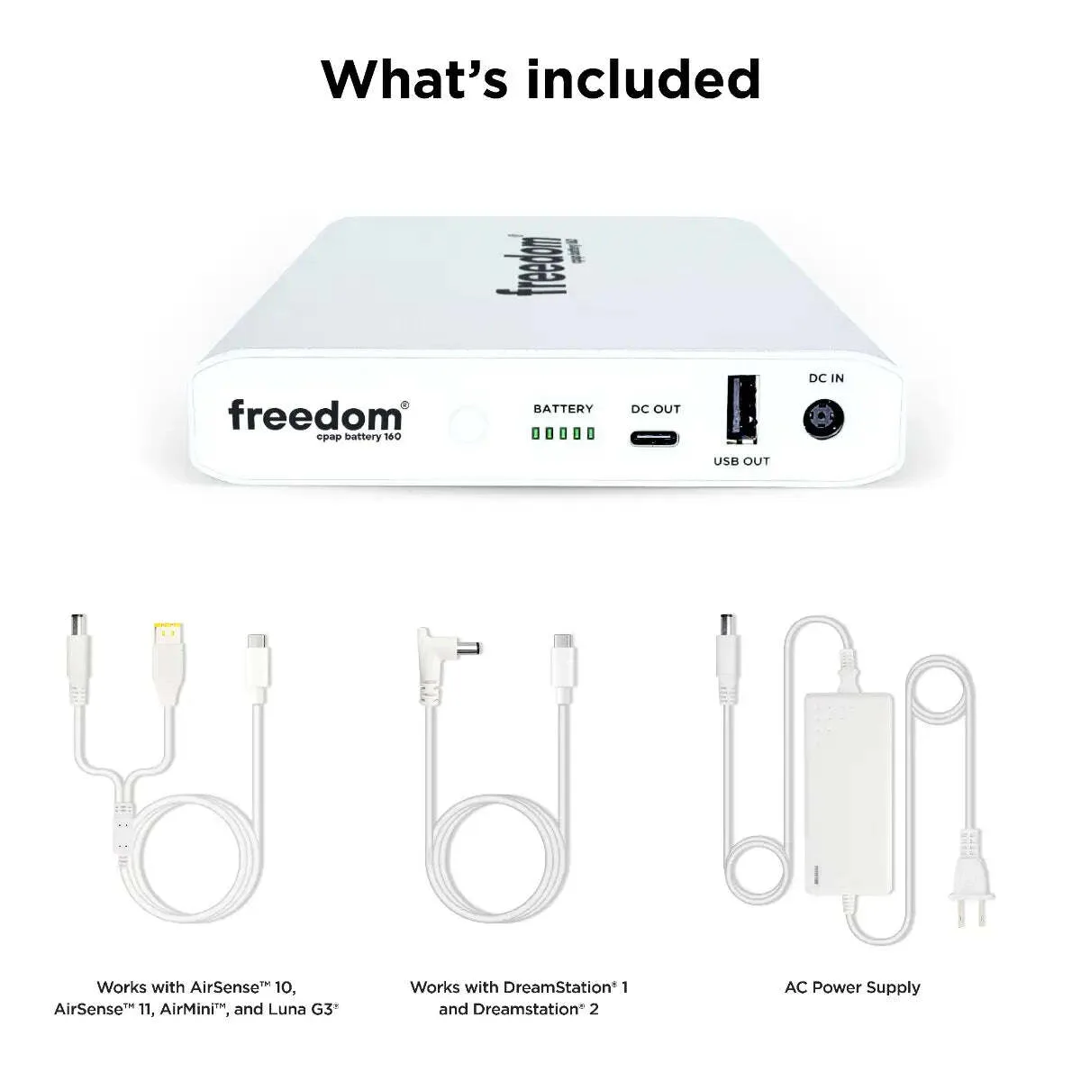 Freedom CPAP Battery 160 - Image 3